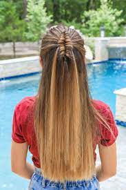 Slicked back hair is one of the trendiest styles ever been, and it's easier than you think. Diamond Infinity Braid The Perfect Summer Look Cute Girls Hairstyles