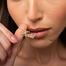 Name Necklace 14k Gold Customized Name Necklace 14k Gold Gold Name Necklace 
