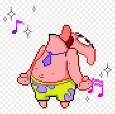 Patrick star aesthetic i love you spongebob wallpaper cute. Pixel Aesthetic Spongebob Patrick Svg Black And White Patrick No Background Gif Clipart 170131 Pikpng