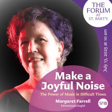 🌤️ This Sunday, July 13, come to St. Bart's for the Fifth Sunday after  Pentecost with worship services at 9 am, 11 am, and 5 pm. The Reverend  Peter D. Thompson, Vicar