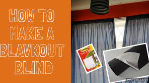 *tip* position the velcro on your fabric ½ inch in from the edge rather that right up against the edge of the fabric. Diy Blackout Blind Easy Blackout Blind Hack Travel Blackout Blind Youtube