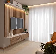 Wall Mounted Tv Unit Modern Tv Wall Units Modern Apartment Design Tv Unit Design Tv Wall Design Tv Rack Living Room Interior Living Room Tv Tv Wall Pane With Images Living