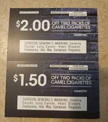 As a smoker, it can get to be a pinch on the pocket having to pay full price for your vice. Upc 512300211364 3 50 Worth Of Camel Coupons 1 2 50 Off 2 Packs And 1 1 50 Off 2 Packs Upcitemdb Com