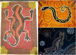 Malen Kinder Punkte Australien Muster Eidechse Schlange Kanguru Zeichentechniken Malen Mit Kindern Kreative Zeichnungsideen