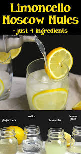 Limoncello Moscow Mules Suebee Homemaker Recipe Limoncello Cocktails Drinks Alcohol Recipes Limoncello