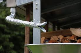 Richtig Klasse Wasserspeier Und Ein Xxl Trichter Wasserspeier Wassertrog Schutzdach
