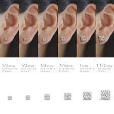 Unlike fingers and ears, the neck lets you wear heavier jewels. 1 4 1 1 2 Cttw Cushion Diamond Stud Earrings Set In 925 Sterling Sil Fifth And Fine