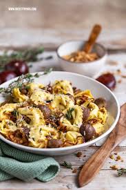 Tortelloni Funghi Porcini Mit Maronen Broseln Nicest Things Lebensmittel Essen Vegetarische Gerichte Pasta Rezepte Schnell