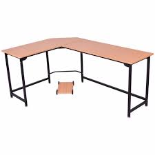This configuration makes everything easily reachable comparing to a. Wood Steel Frame L Shaped Corner Computer Desk