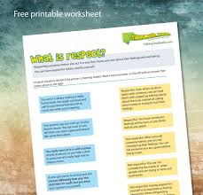 What Is Respect Try This Free Printable Respect Worksheet For Kids Teaching Kids Respect Worksheets Respect Lessons