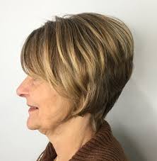 Short layered haircut with balayage highlights. 50 Best Short Hairstyles And Haircuts For Women Over 60