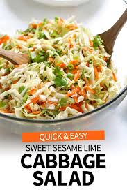 Sweet Sesame Lime Cabbage Salad Detoxinista Recipe Cabbage Salad Recipes Cabbage Salad Easy Healthy Recipes