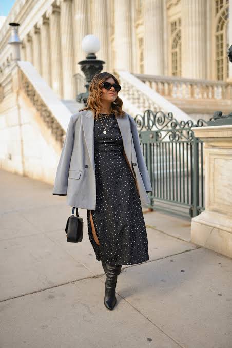 HOW TO STYLE A MIDI DRESS IN WINTER TIME - CHIC TALK