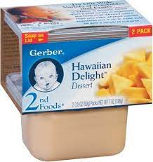 15000073466 Gerber 2nd Foods Baby Foods Sitter Hawaiian Delight Spoonable Smoothies 2 3 5 Oz Packs