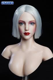 1/6 Scale Iris Head Sculpt with Make-Up (white hair)