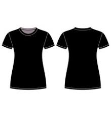 Download Black T Shirt Template Vector Images Over 12 000