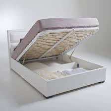 Lit Coffre Avec Sommier Relevable Blax Ikea Storage Bed Bed Furniture Modern Bedroom Furniture