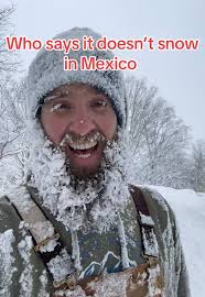 Who says it doesn’t snow in Mexico!!!! #mexico #snowday #fyp #fypシ  #roofshoveling #snow #coldweather #santaclaus #saintnick #fypage  #fypシ゚viral #carpenter #trump #elonmusk #foryou #work #worklife ...