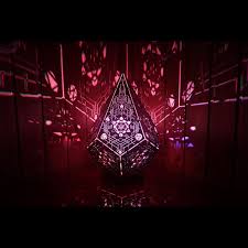 Wooden Led Lamp Metatron Crystal Night Light Fractalika