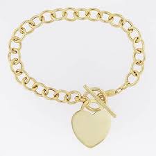 Shop items you love at overstock, with free shipping on everything* and easy returns. 14k Gold Charm Bracelet With Hearts Width 7mm 7 1 2 Inch