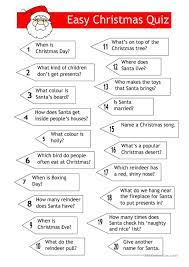 Icebreakers are always the perfect way to take your gathering from awkward to awesome! Quiz Easy Xmas Quiz English Esl Worksheets For Distance Learning And Physical Classrooms