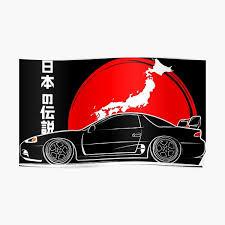 They were built during mitsubishi motors' close relationship with chrysl. Mitsubishi Eclipse Posters Redbubble