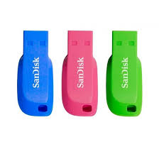 Sandisk ultra cruzer titanium 16gb usb flash memory drive price, review. 16gb Sandisk Cruzer Blade Usb2 0 Flash Drive 3 Pack Blue Green Pink