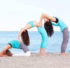 Therefore, some poses may benefit one child more than the others depending on the individual need. Image Result For 3 People Yoga Poses Yoga Poses For Two 3 Person Yoga Poses Yoga Challenge Poses