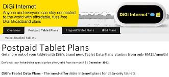 Lifetime rebate when you sign up for digi mobile broadband. Digi Revises Data Only Tablet Plan From Rm15 Soyacincau Com