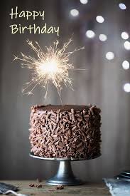 Chocolate Happy Birthday Cake With Candles Images Chocolate Birthday Happy Birthday Chocolate Cake Cake Sparklers Chocolate Birthday Cake Decoration