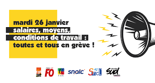 #greve9janvier #greve10janvier #violencespolicieres #reformesdesretraites #greve9janvier #protest #macron #france #giletsjaunes la même charge vu d'en haut (voir drapeau jaune). Toutes Et Tous En Greve Dans L Education Mardi 26 Janvier Fsu22