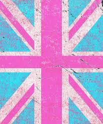 Pink Retro Union Jack Flag by Flippin Sweet Gear