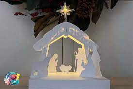 Download 3d Layered Nativity Special Heart Studio Cut Files Crafts And Fun