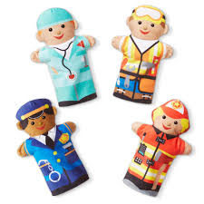 Melissa & Doug Jolly Helpers Hand Puppets : Toy: Amazon.co.uk: Toys & Games