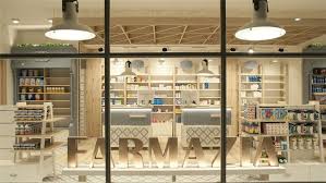 Wood And Stoneware Medical Shop Decoration Ideas 014 Retail Shop Interior Design Store Layout Design Eczacilik Tasarim Dekorasyon