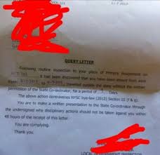 The query letter is like the guard at a threshold, and if it's not catchy, to the point, creative, and impressive, the agent will toss it in the round file and not give you or your project a second thought. Nysc Query Letter How To Answer Or Reply Nysc Queries Nyscinfo Com