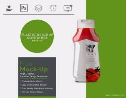 Download Create Eye Catchy Ketchup Container Design With This Free Mockup Ketchup Mockup Container Design PSD Mockup Templates