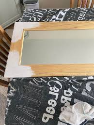 This mirror glass frame comes with a beautiful glitter and crystal detail, a 4cm wide profile with bevel edge detail. How To Paint A Mirror Frame Dream Of Home