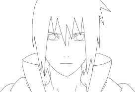 Da inicio con la forma de sus facciones. Download Sasuke Para Colorear Sasuke Uchiha Lineart By Grekck Dibujo De Sasuke Facil Full Size Png Image Pngkit