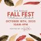 3rd Annual Fall Fest Artisans Market event image
