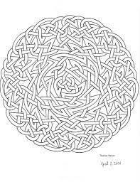 Mandala celtic knot coloring pages. Celtic Knot 4 Celtic Mandala Celtic Coloring Mandala Coloring Pages