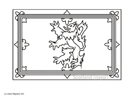 The spruce / wenjia tang take a break and have some fun with this collection of free, printable co. Coloring Page Royal Flag Scotland Free Printable Coloring Pages Img 6152