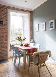 Mur De Briques Et Belle Alliance De Couleurs Dining Room Pictures For Kitchen Walls Interior Interior Design