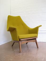 Mid Century Modern Lounge Chair In Mustard Yellow Chartreuse Mid Century Modern Lounge Chairs Mid Century Modern Chair Lounge Chair Outdoor