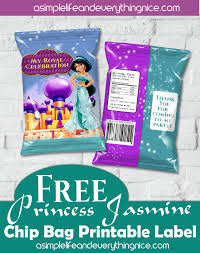 Usa.com provides easy to find states, metro areas, counties, cities, zip codes, and area codes information, including population, races, income, housing, school. Free Princess Jasmine Chip Bag Printable Label A Simple Life And Everything Nice