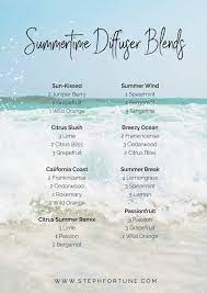 23 Summetime Diffuser Blends Summer Essential Oils Essential Oil Mixes Essential Oils Aromatherapy