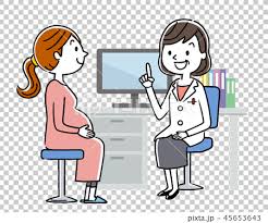 Equipment should have been prepared beforehand. Medical Examination Female Doctor And Pregnant Stock Illustration 45653643 Pixta