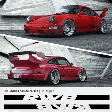 Find out which cars are going up or down in price. Porsche 911 964 Rauh Welt Rwb Stripes Decals Set