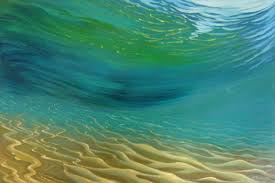 Paint your drawings with liquid watercolor paint. Underwater Sea In Sunlight Large Artwo Painting By Irini Karpikioti Artmajeur