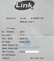 Ada milik bni, bri dll. Berapa Biaya Transfer Antar Bank Via Atm Link